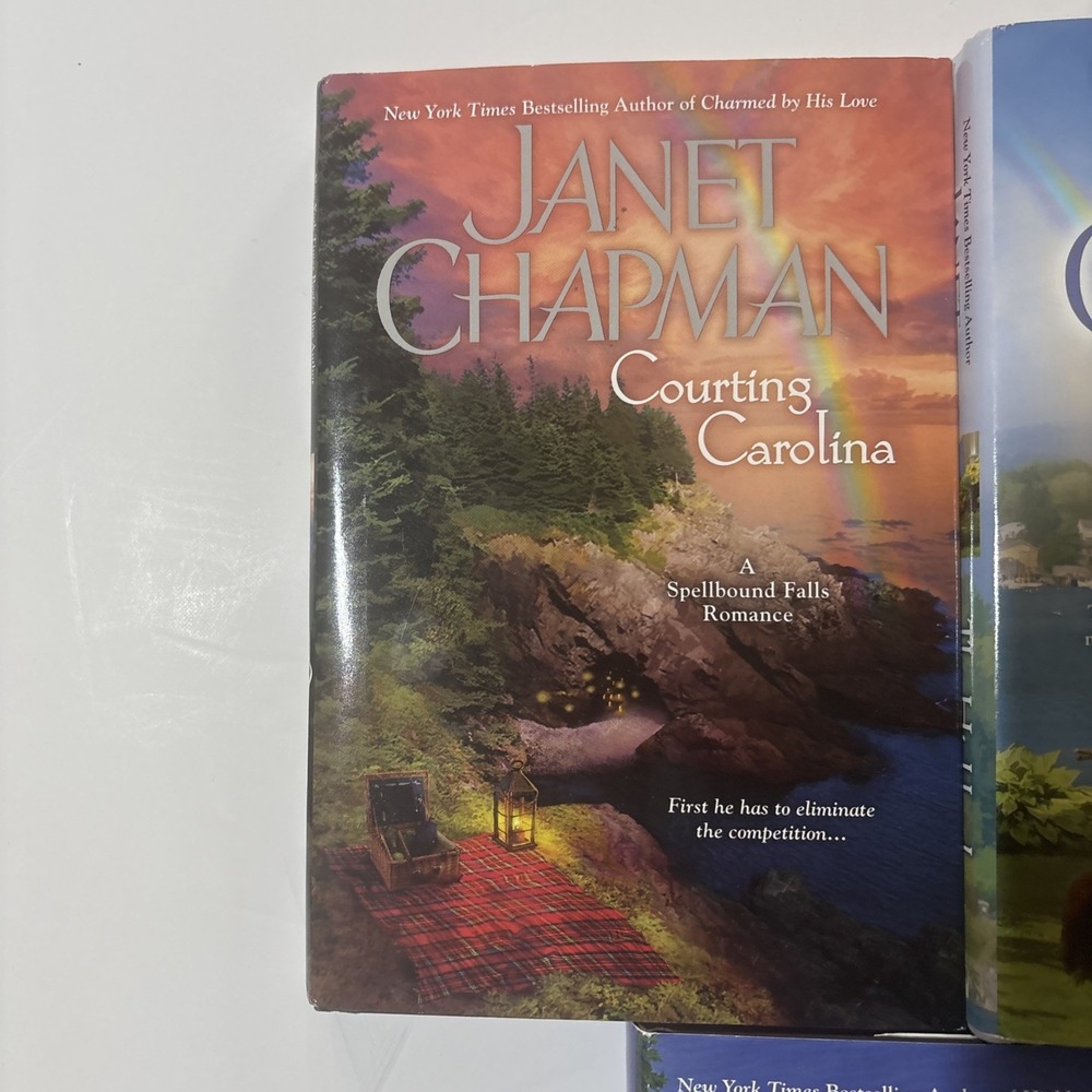 SPELLBOUND FALLS 1-3 Janet Chapman Hardcovers HIstorical Romance Lot Of 3 EUC - Picture 2 of 3